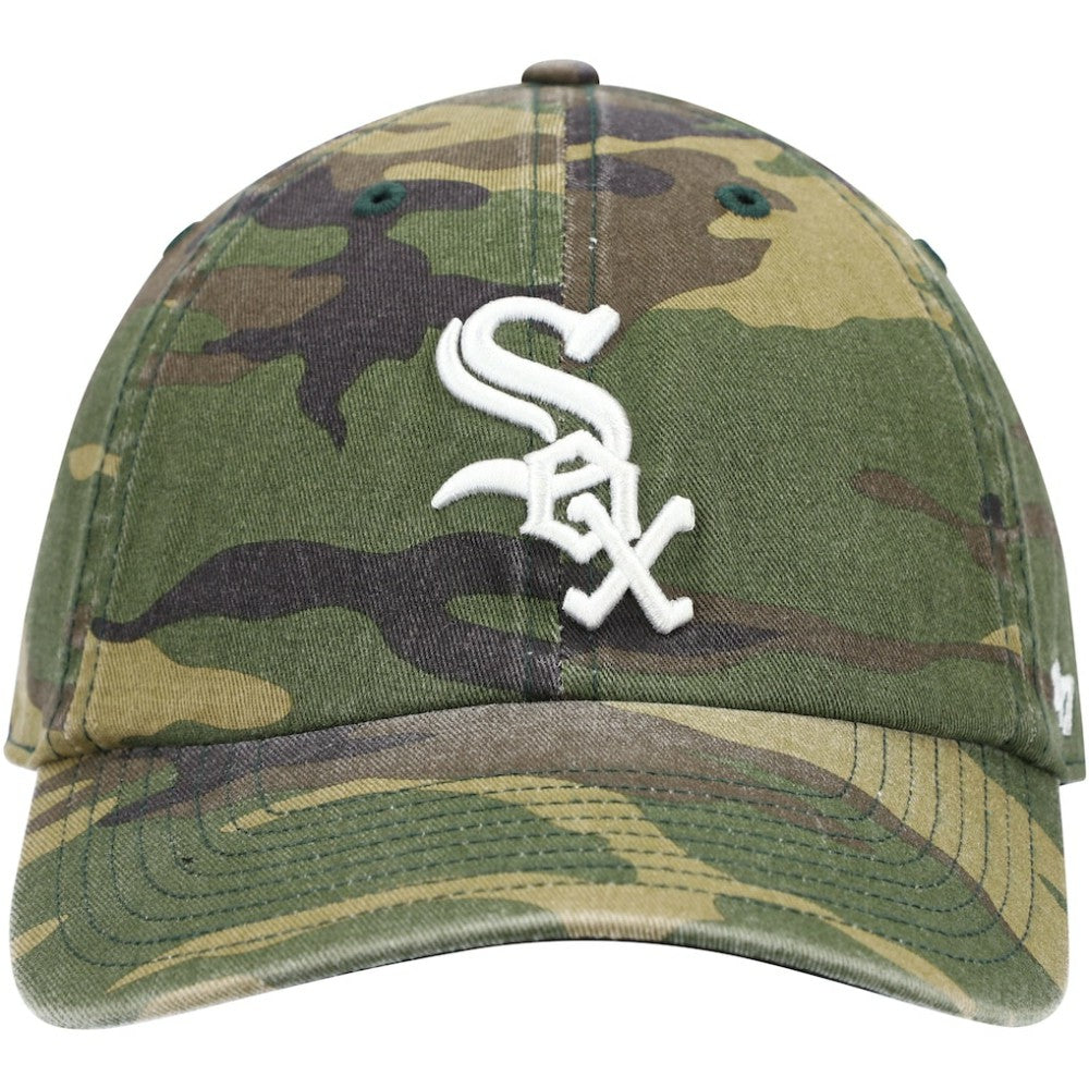 Chicago White Sox Team Clean Up Adjustable Hat - Camo | 47 brand