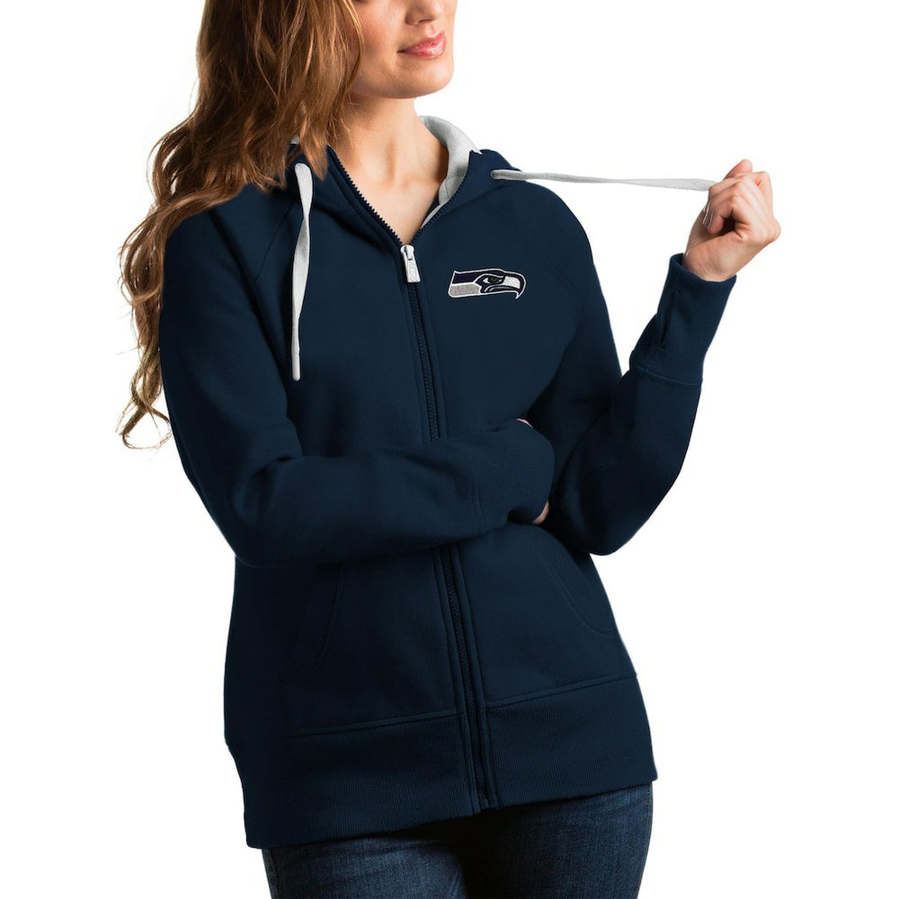 NFL Seattle Seahawks Antigua Women's Victory Full-Zip Hoodie