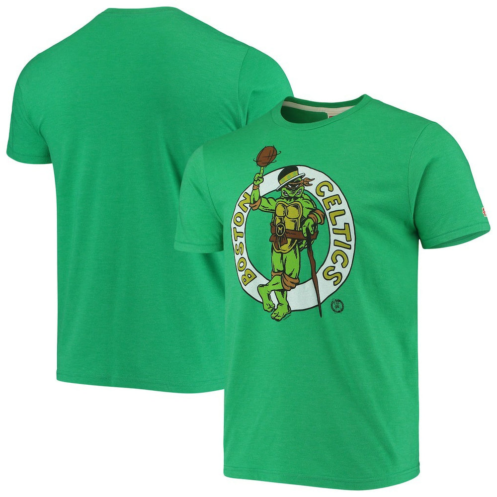 Boston Celtics Homage NBA x Teenage Mutant Ninja Turtles Tri-Blend T-Shirt - Kelly Green shop