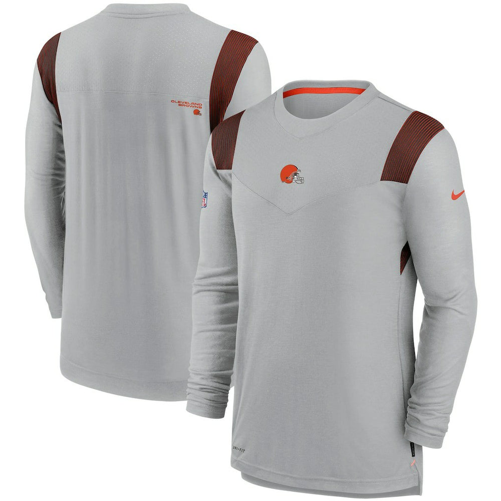 NFL Cleveland Browns Sideline Player UV Performance Long Sleeve T-Shirt