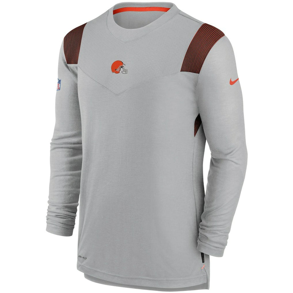 NFL Cleveland Browns Sideline Player UV Performance Long Sleeve T-Shirt