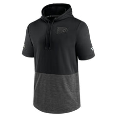 Philadelphia Flyers Fanatics Authentic Pro Travel and Training Short Sleeve Pullover Hoodie