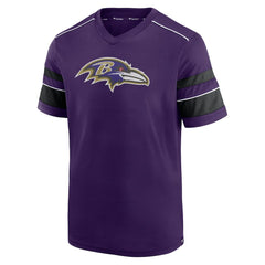NFL Baltimore Ravens Textured Hashmark V-Neck T-Shirt