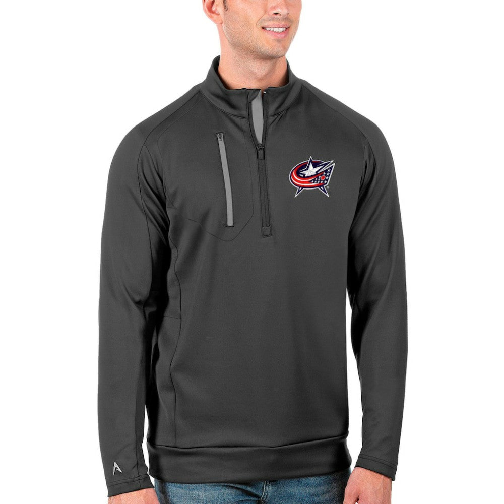 Columbus Blue Jackets Antigua Generation Quarter-Zip Pullover Jacket