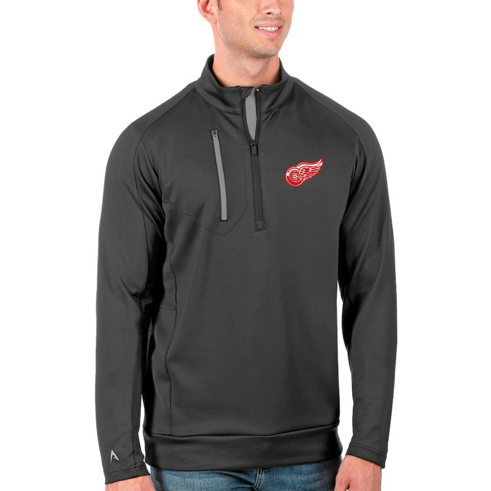 Detroit Red Wings Antigua Generation Quarter-Zip Pullover Jacket