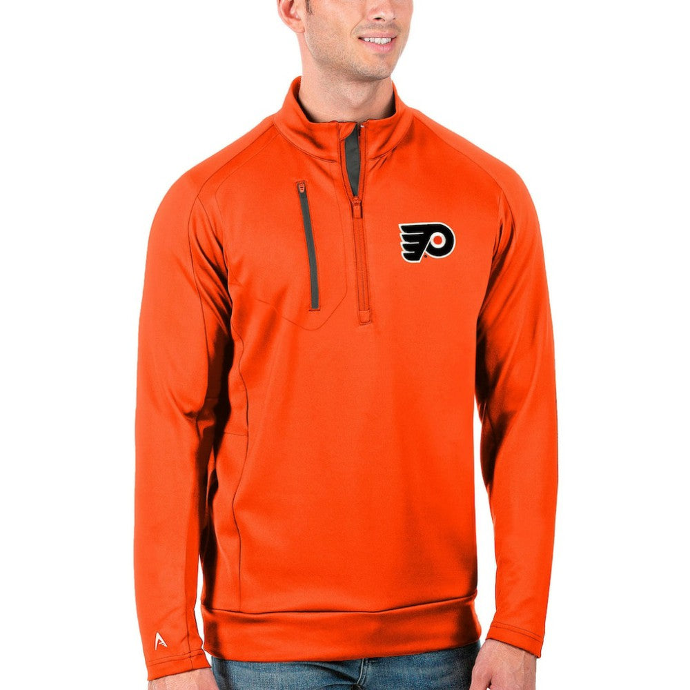 Philadelphia Flyers Antigua Generation Quarter-Zip Pullover Jacket