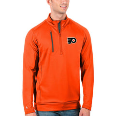Philadelphia Flyers Antigua Generation Quarter-Zip Pullover Jacket