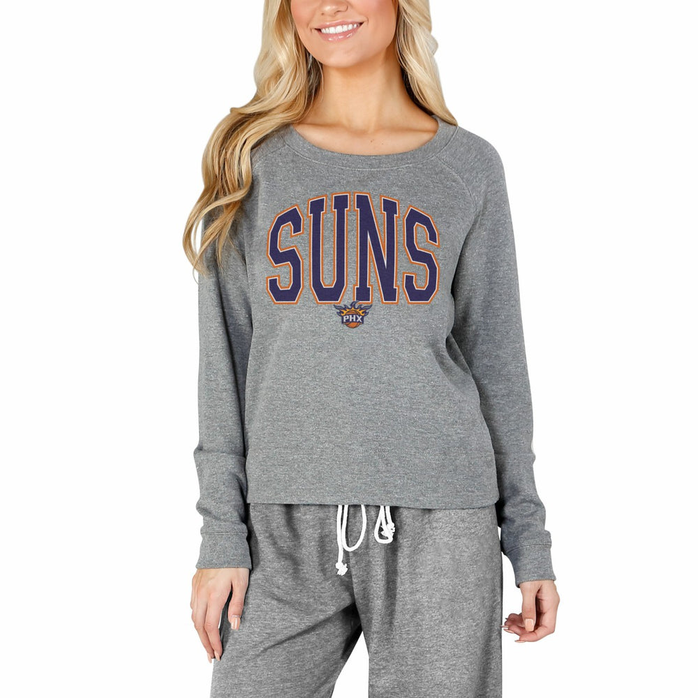 Phoenix Suns Concepts Sport Women's Mainstream Terry Long Sleeve Top - Gray shop