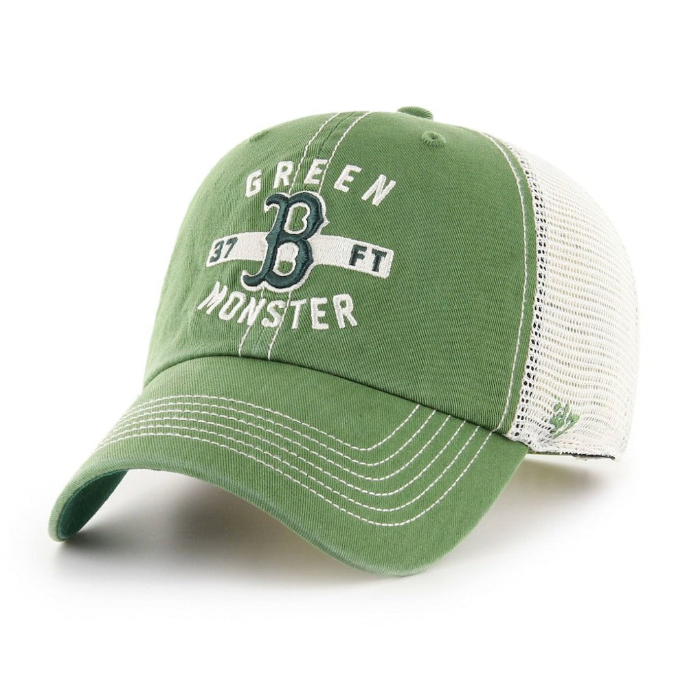 Boston Red Sox Green Monster Trawler Clean Up Adjustable Hat - Green | 47 brand