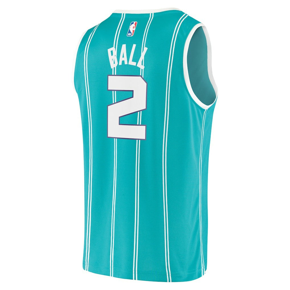 LaMelo Ball Charlotte Hornets Fast Break Replica Jersey Teal - Icon Edition | Fanatics outlet