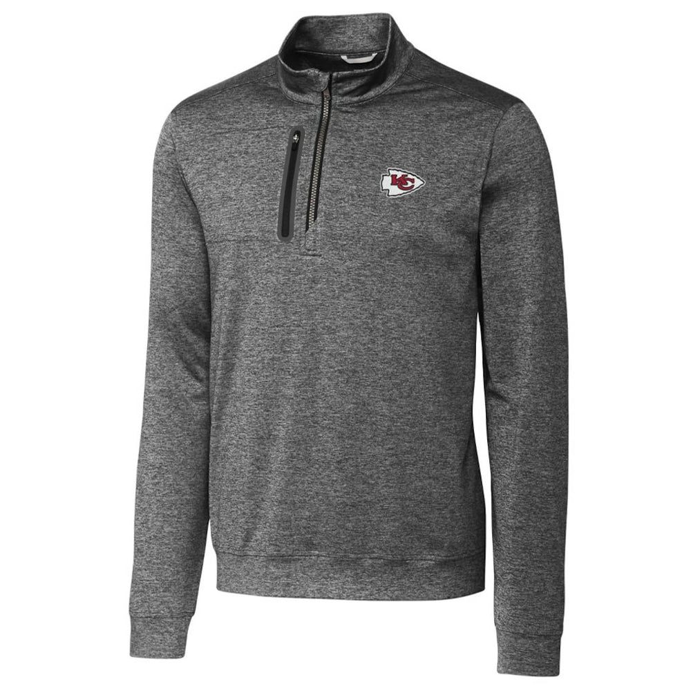 NFL Kansas City Chiefs Cutter & Buck Stealth Quarter-Zip Jacket