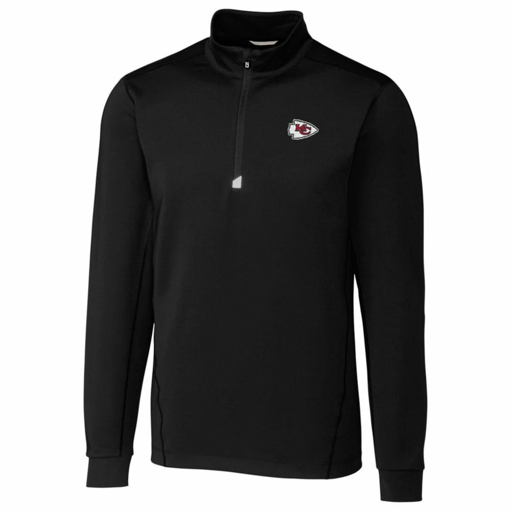 NFL Kansas City Chiefs Cutter & Buck Traverse Quarter-Zip Pullover Jacket
