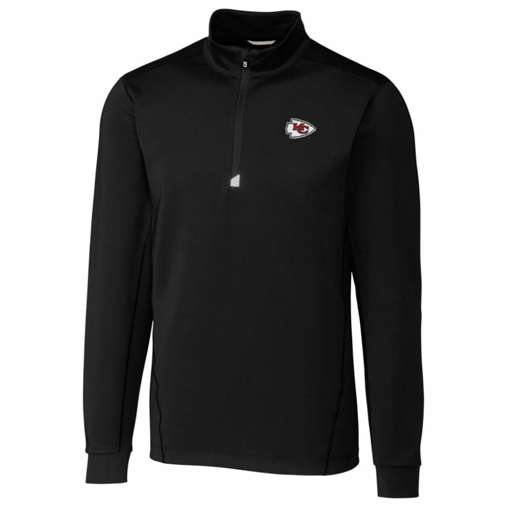 NFL Kansas City Chiefs Cutter & Buck Traverse Quarter-Zip Pullover Jacket