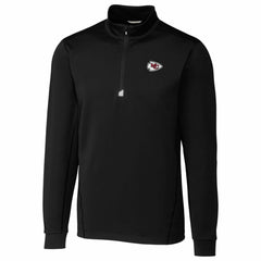 NFL Kansas City Chiefs Cutter & Buck Traverse Quarter-Zip Pullover Jacket