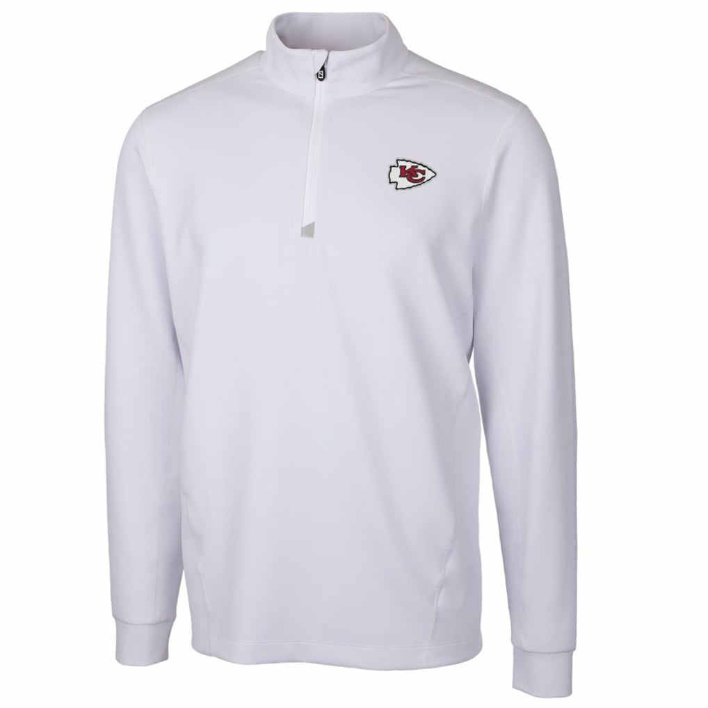 NFL Kansas City Chiefs Cutter & Buck Traverse Quarter-Zip Pullover Jacket
