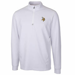 NFL Minnesota Vikings Cutter & Buck Traverse Quarter-Zip Pullover Jacket