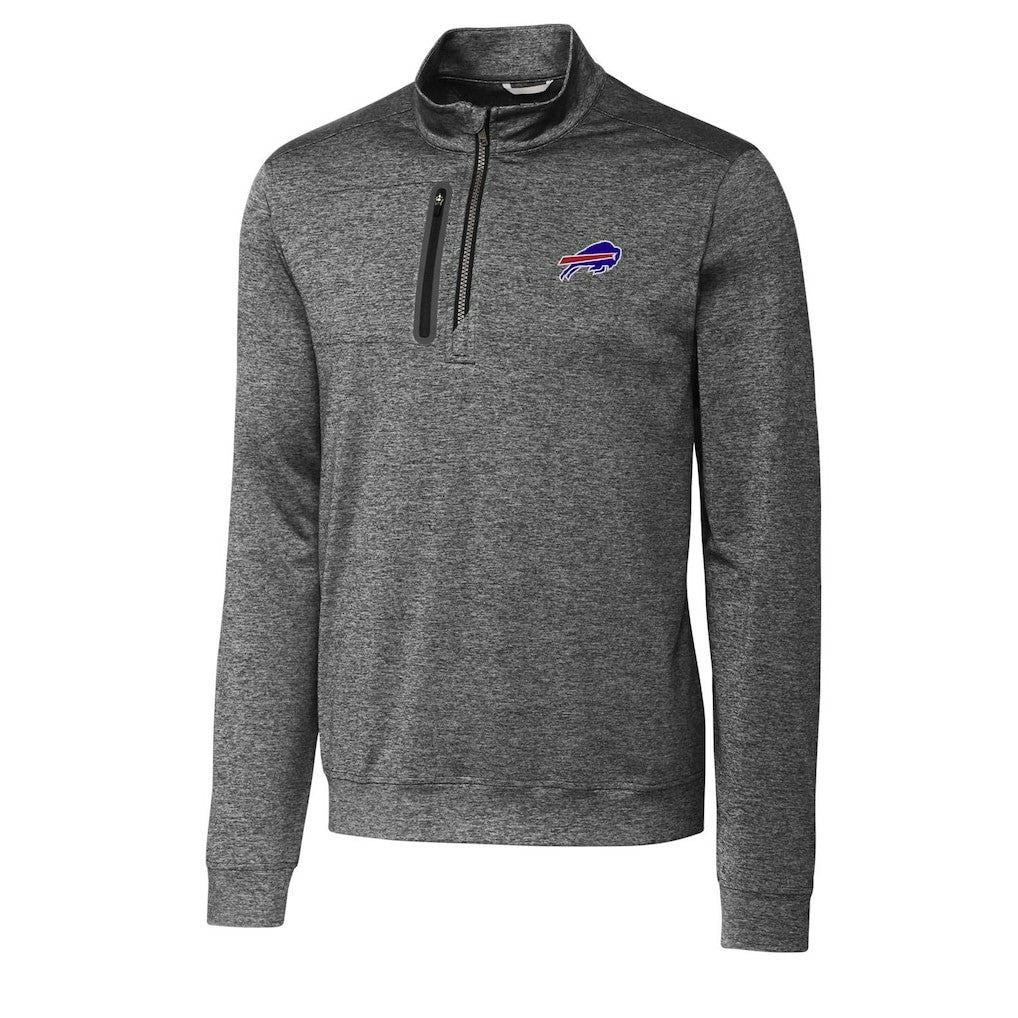 NFL Buffalo Bills Cutter & Buck Big & Tall Stealth Quarter-Zip Pullover Jacket