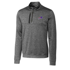 NFL Buffalo Bills Cutter & Buck Big & Tall Stealth Quarter-Zip Pullover Jacket