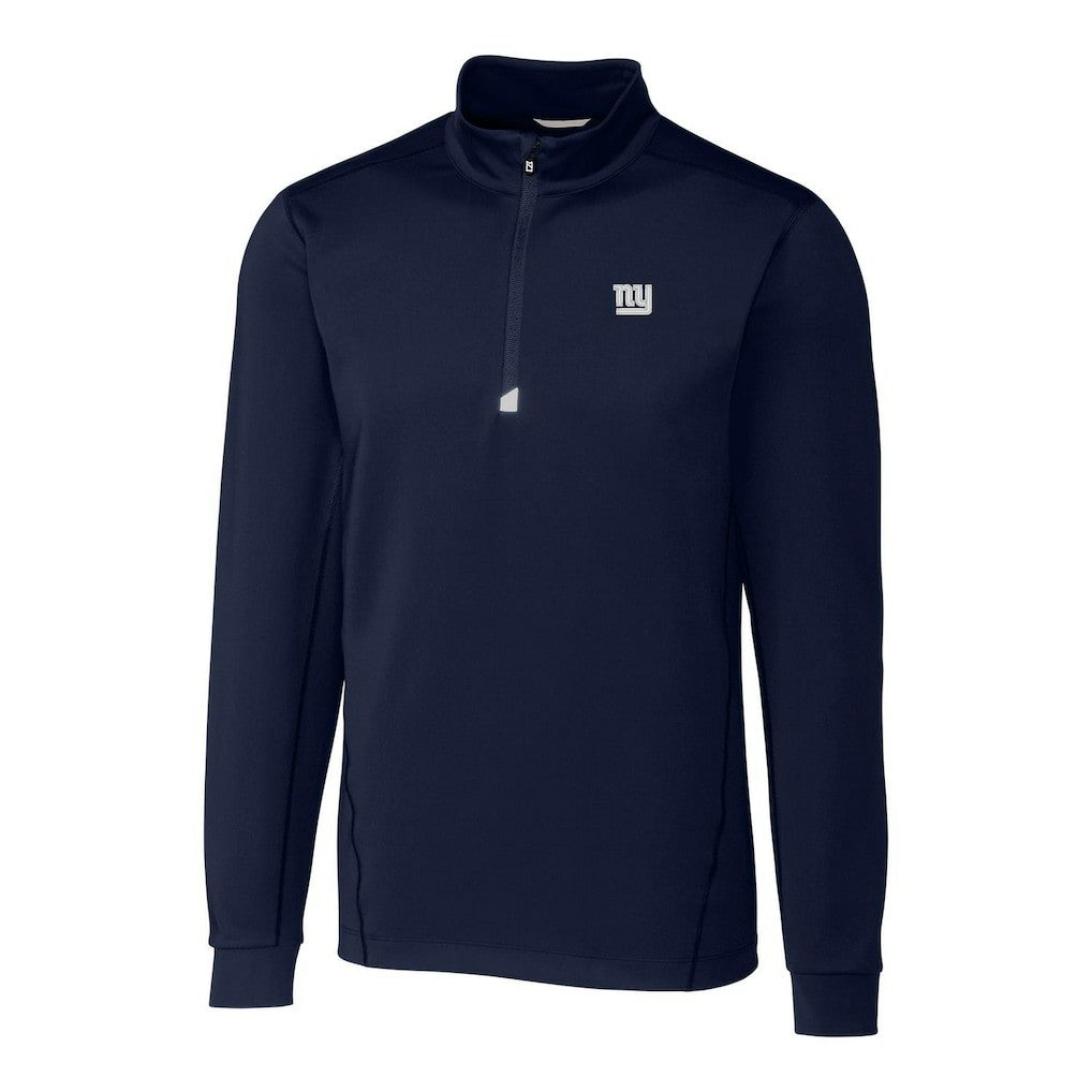 NFL New York Giants Cutter & Buck Big & Tall Traverse Quarter-Zip Pullover Jacket