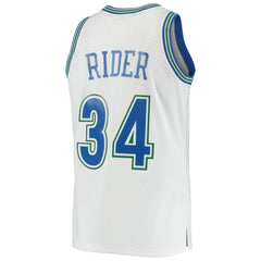 Isaiah Rider Minnesota Timberwolves 1995/96 Hardwood Classics Swingman Jersey - White | Mitchell & Ness on sale