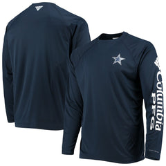 NFL Dallas Cowboys Terminal Tackle Omni-Shade Raglan Long Sleeve T-Shirt