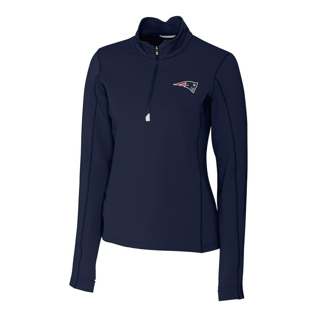 NFL New England Patriots Cutter & Buck Women's Traverse Half-Zip Pullover Jacket
