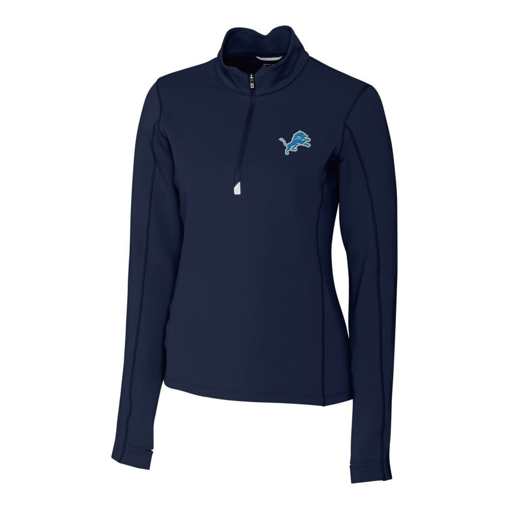 NFL Detroit Lions Cutter & Buck Women's Traverse Half-Zip Pullover Jacket