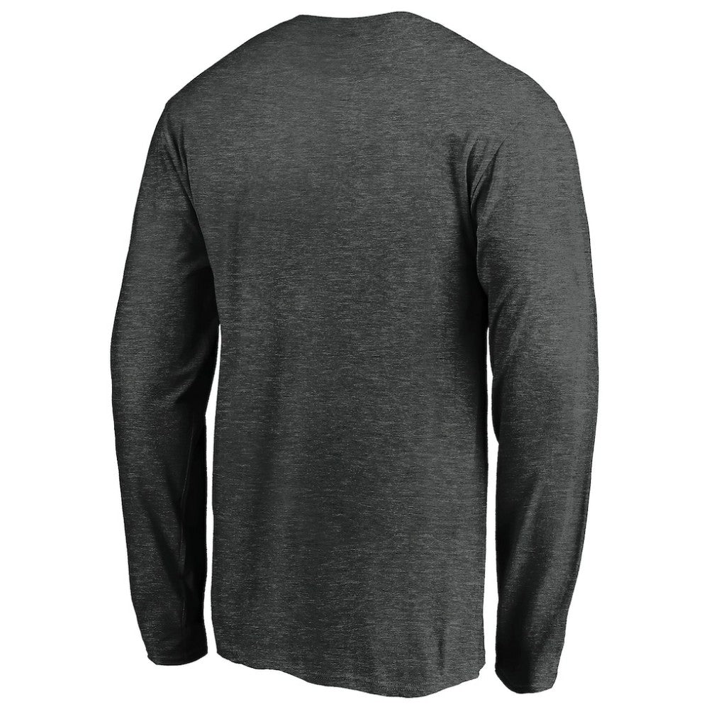 Chicago White Sox Cooperstown Collection Huntington Logo Long Sleeve T-Shirt - Charcoal