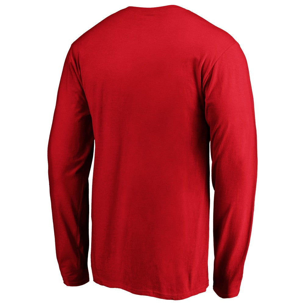 Cincinnati Reds Cooperstown Collection Huntington Logo Long Sleeve T-Shirt - Red