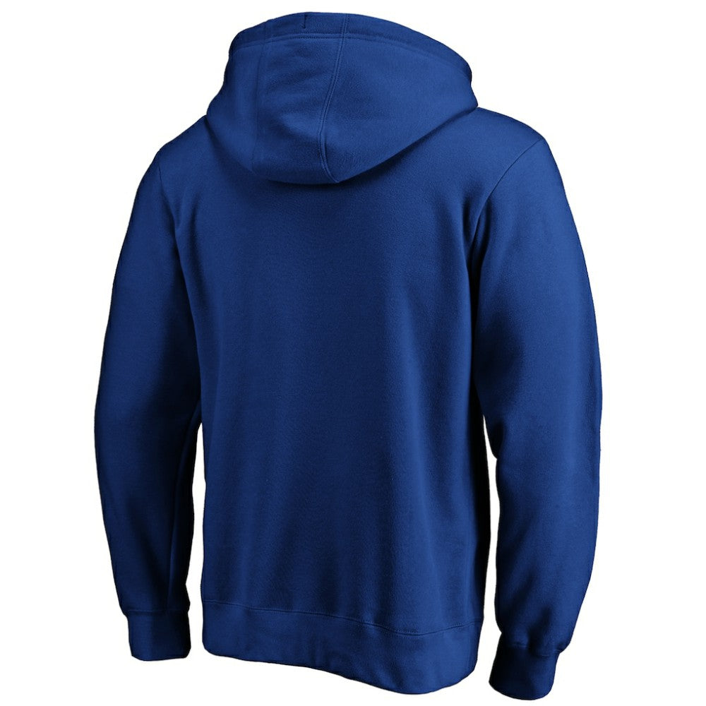 New York Mets Cooperstown Collection Huntington Logo Fitted Pullover Hoodie - Royal