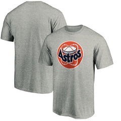 Houston Astros Cooperstown Collection Huntington Logo T-Shirt - Heathered Gray