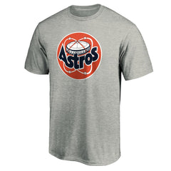 Houston Astros Cooperstown Collection Huntington Logo T-Shirt - Heathered Gray