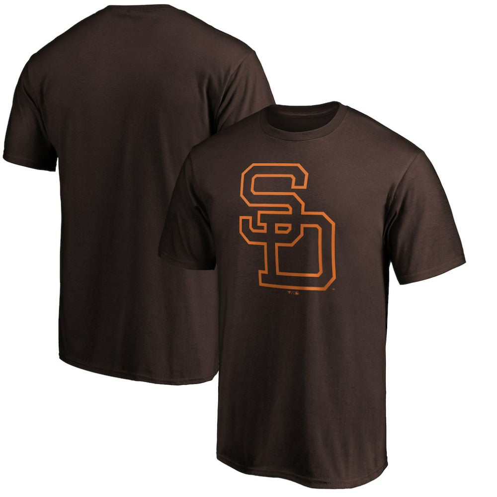 San Diego Padres Cooperstown Collection Huntington Logo T-Shirt - Brown