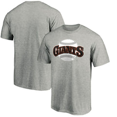 San Francisco Giants Cooperstown Collection Huntington Logo T-Shirt - Heathered Gray