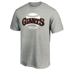San Francisco Giants Cooperstown Collection Huntington Logo T-Shirt - Heathered Gray