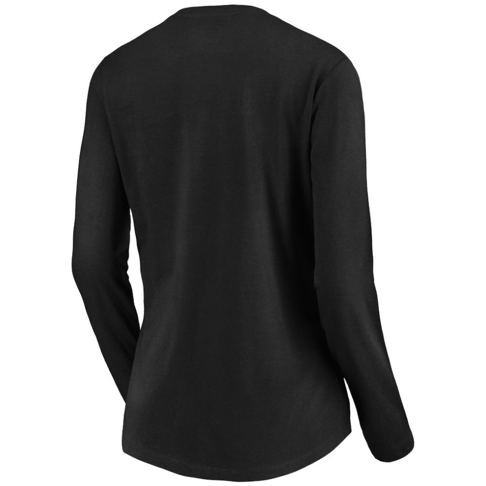 Pittsburgh Pirates Women's Core Distressed Team Long Sleeve T-Shirt - Black