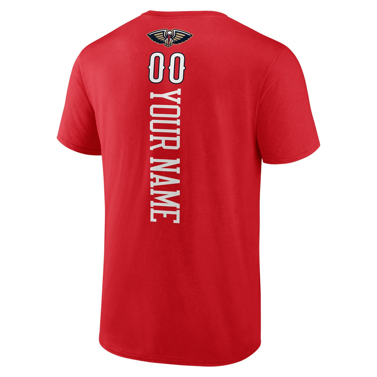 New Orleans Pelicans Playmaker Personalized Name & Number T-Shirt - Red outlet