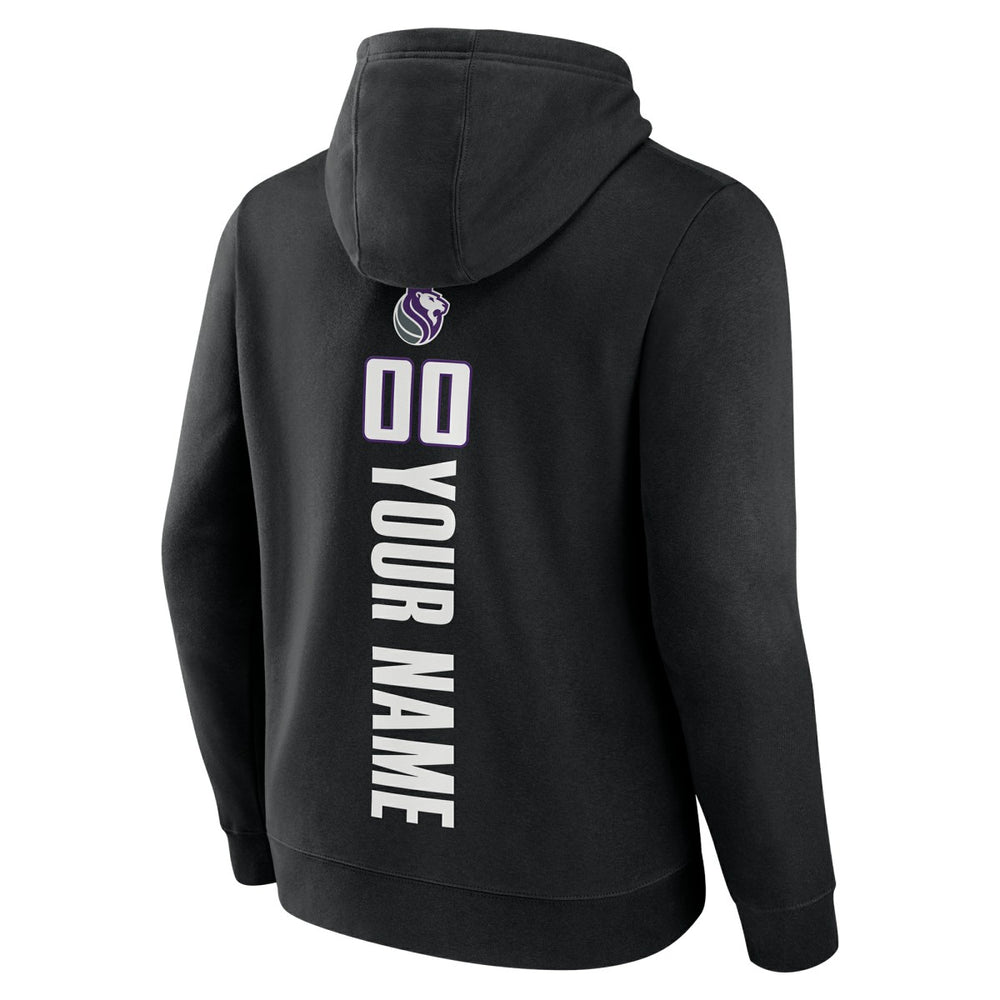 Sacramento Kings Playmaker Personalized Name & Number Pullover Hoodie - Black online