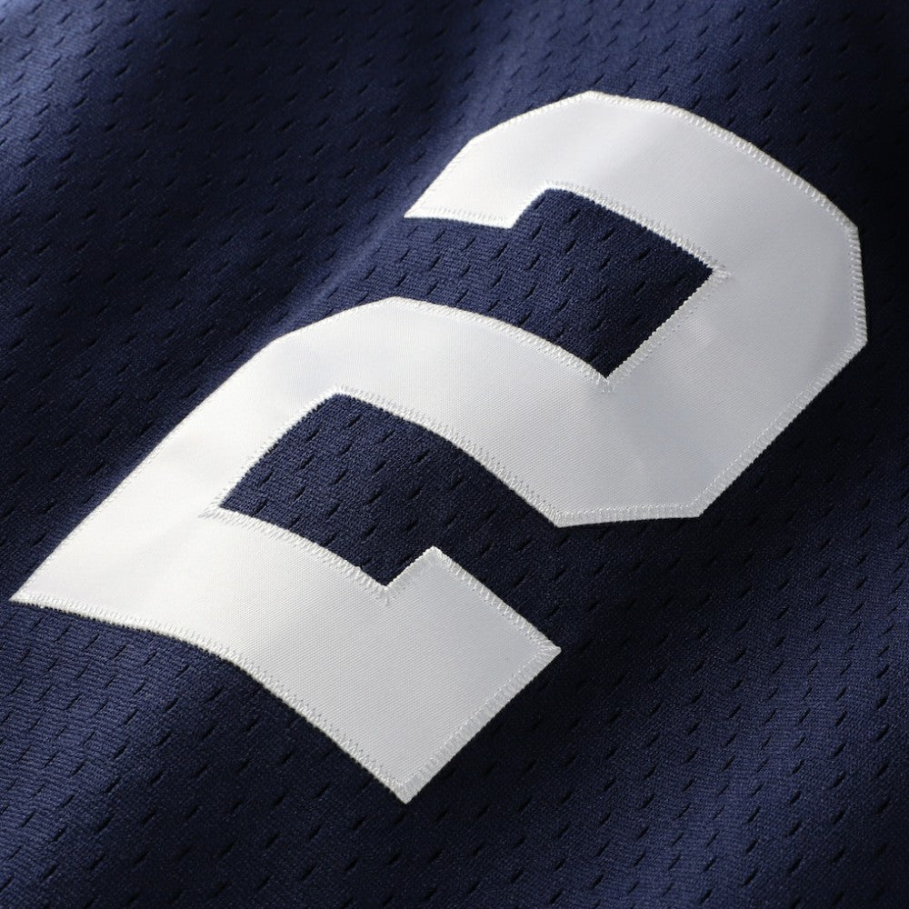 Derek Jeter New York Yankees Big & Tall Batting Practice Replica Player Jersey - Navy | Mitchell & Ness