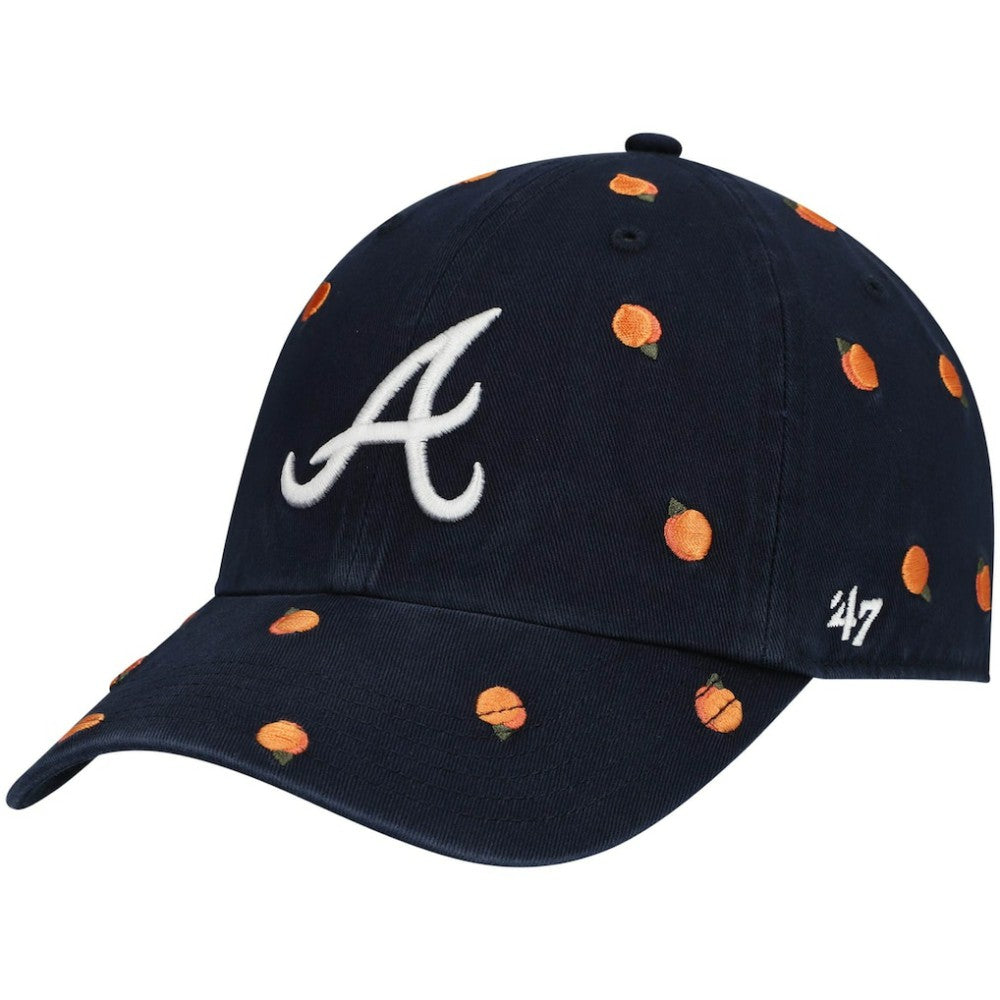 Atlanta Braves Women's Confetti Clean Up Adjustable Hat - Navy | 47 brand