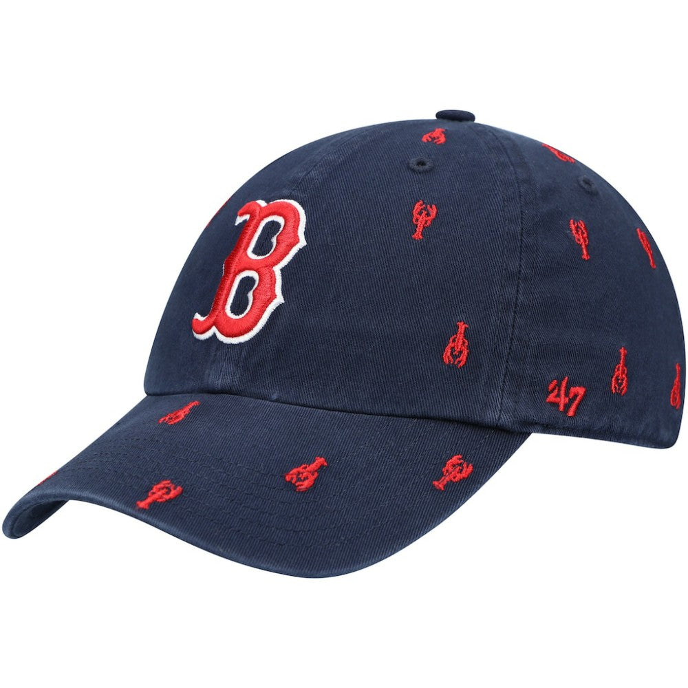 Boston Red Sox Women's Confetti Clean Up Adjustable Hat - Navy | 47 brand