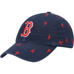 Boston Red Sox Women's Confetti Clean Up Adjustable Hat - Navy | 47 brand