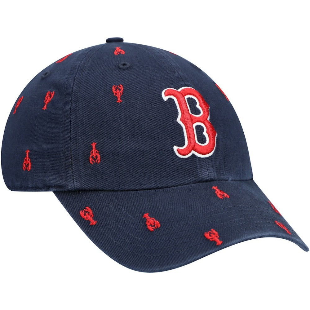 Boston Red Sox Women's Confetti Clean Up Adjustable Hat - Navy | 47 brand