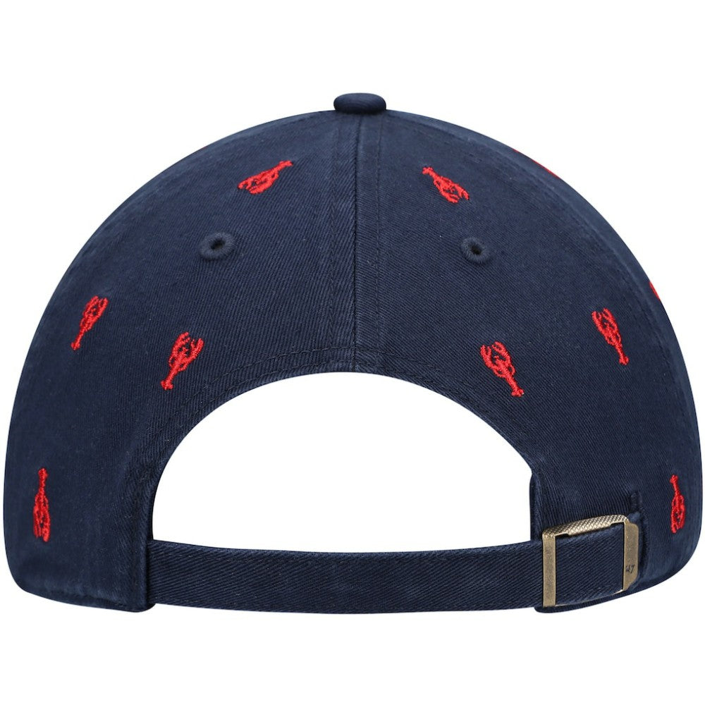 Boston Red Sox Women's Confetti Clean Up Adjustable Hat - Navy | 47 brand