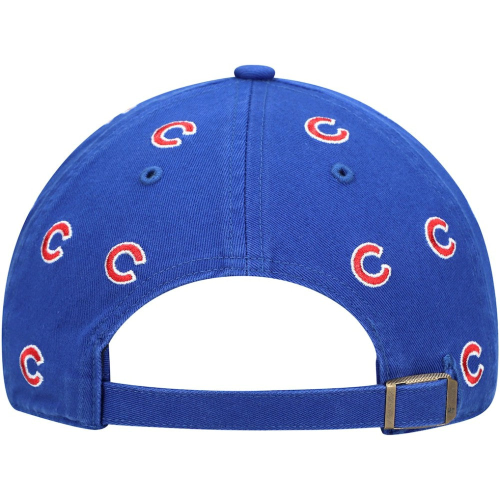 Chicago Cubs Women's Confetti Clean Up Adjustable Hat - Royal | 47 brand
