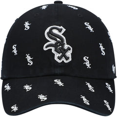 Chicago White Sox Women's Confetti Clean Up Adjustable Hat - Black | 47 brand