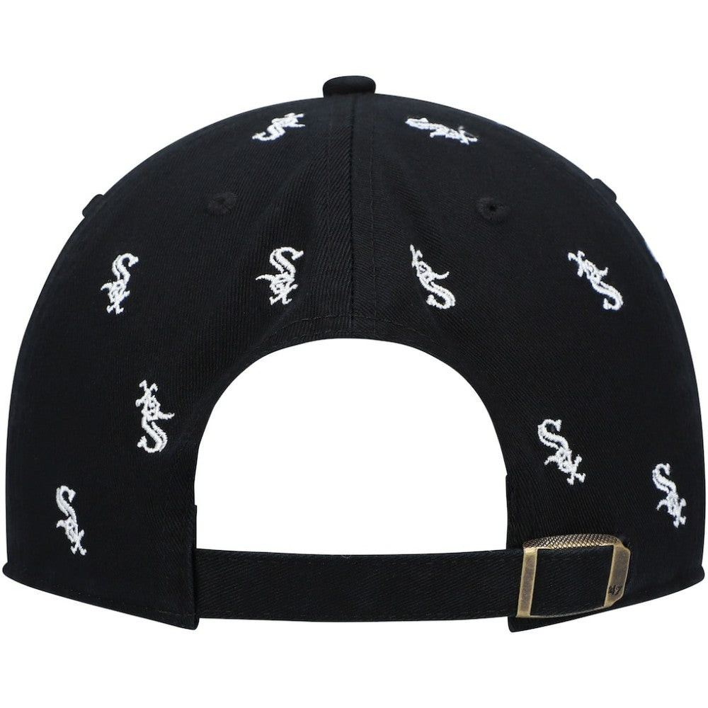 Chicago White Sox Women's Confetti Clean Up Adjustable Hat - Black | 47 brand