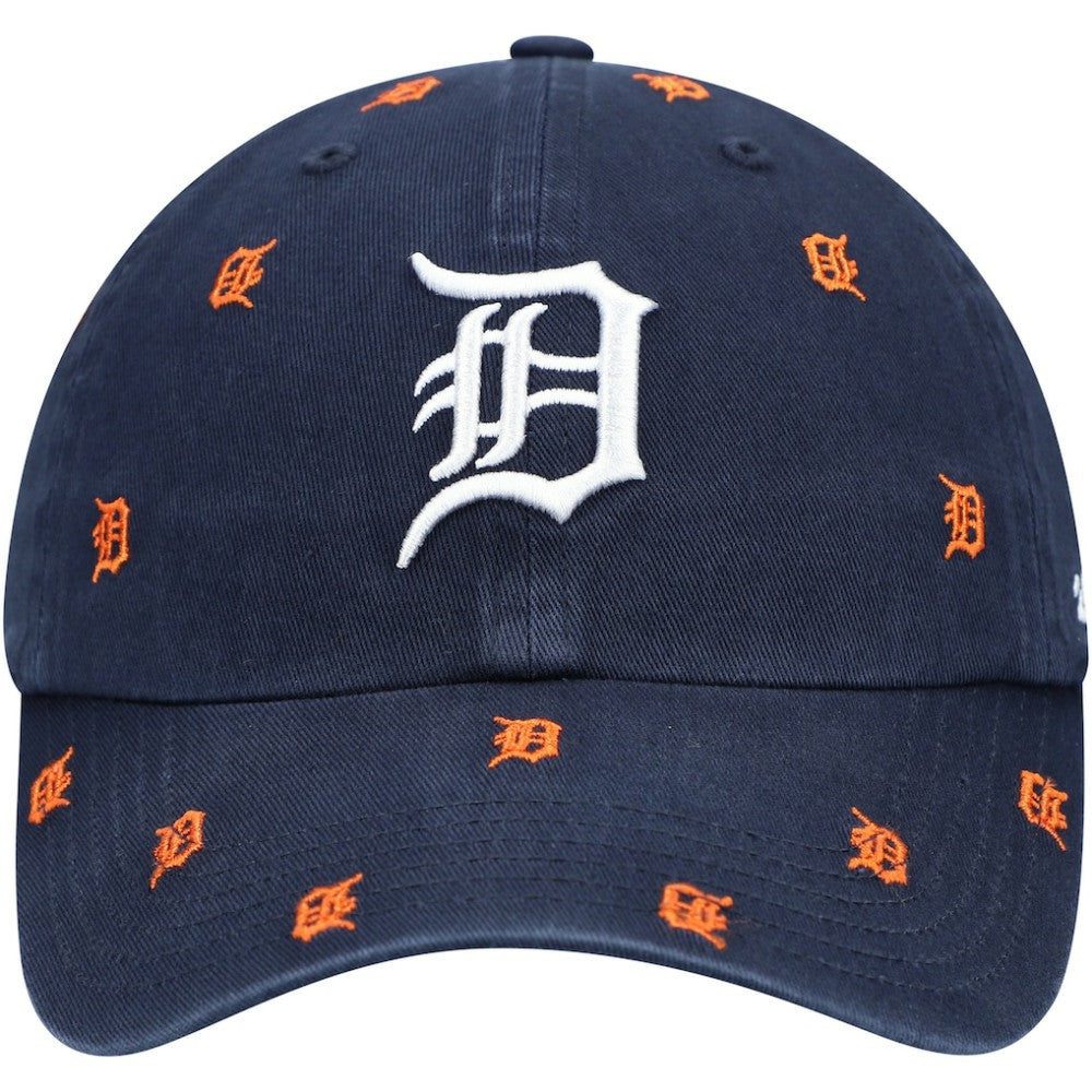 Detroit Tigers Women's Confetti Clean Up Adjustable Hat - Navy | 47 brand