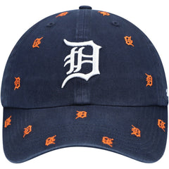 Detroit Tigers Women's Confetti Clean Up Adjustable Hat - Navy | 47 brand