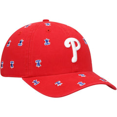 Philadelphia Phillies Women's Confetti Clean Up Adjustable Hat - Red | 47 brand